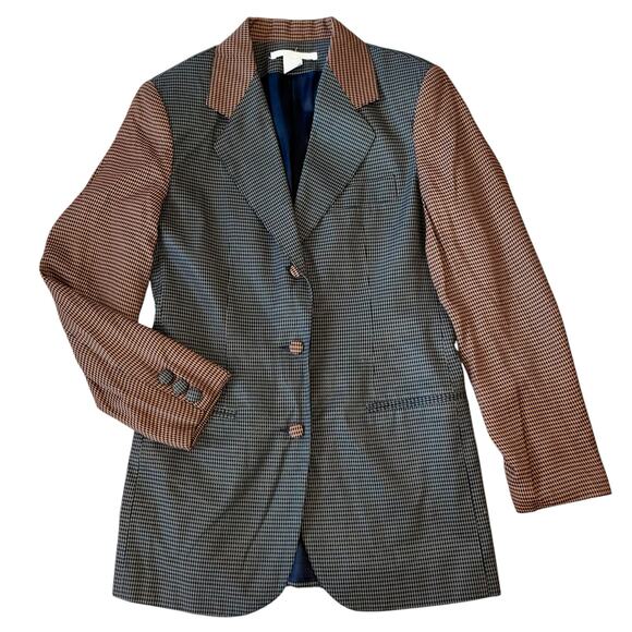 The Limited VTG Blazer Harliquin Y2K - Picture 1 of 8